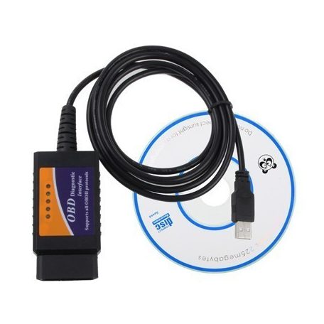 Univerzális hibakódolvasó USB OBD2 Autódiagnosztikai készülék