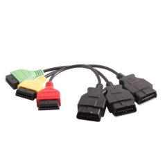   FiatEcuScan MultiEcuScan adapter 3 db kábel Motor, ABS, Légzsák, Szervókormány