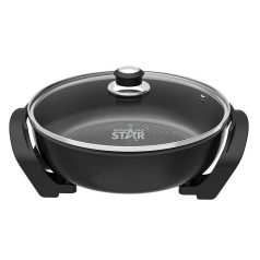   WinningStar - Tapadásmentes asztali serpenyő - 1500 W - fekete