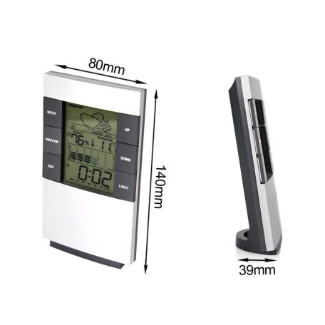 Időjárás állomás, páratartalom mérő, meteorológiai állomás, időjárásjelző állomás