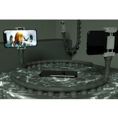 Tapadókorongos, flexibilis kukac telefontartó