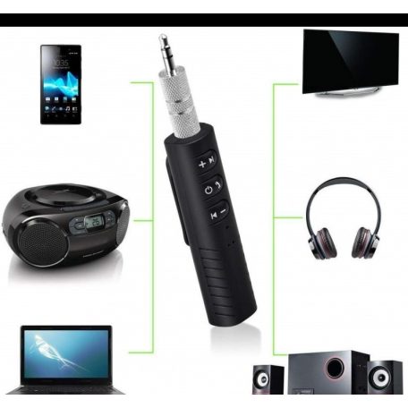 Univerzális jack Bluetooth adapter zenelejátszáshoz és kihangosításhoz