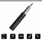 Univerzális jack Bluetooth adapter zenelejátszáshoz és kihangosításhoz