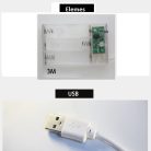 Világító LED -es Falevél Dekoráció