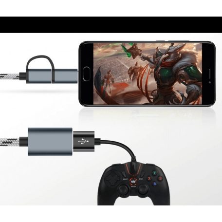2 in 1 USB átalakító kábel