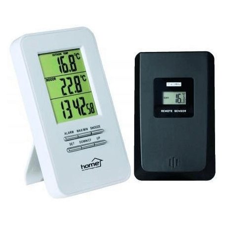 Vezeték nélküli külső-belső hőmérő ébresztőórával - HC 11