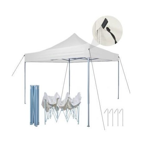 Összecsukható kerti pavilon, 2,9x2,9 m