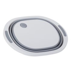 2 az 1-ben összecsukható szilikon tál és vágódeszka