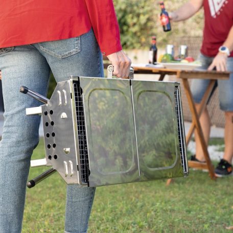 Faszenes grillsütő, összecsukható-Innovagoods