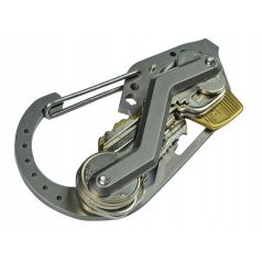 Karabiner kulcstartó