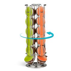   Bewello Fém kávékapszula tartó - 24 db Dolce Gusto kapszulához - króm