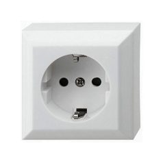   GAO 0310H Business Line IP20 földelt aljzat, 1 férőhelyes földelt csatlakozóaljzat, beltéri, 230V~/50Hz/16A, fehér