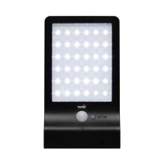   Home FLP300SOLAR napelemes LED reflektor, 300 lm, PIR mozgásérzékelő, 120° 5m, 36 db hidegfehér SMD LED, energiatakarékos, műany