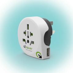   Q2POWER 1.100170 utazóadapter, World to Australia USB, indulási ország: AUS/CHINA, IT, UK, CH, BRAZIL, USA, EURO, célország: AUS