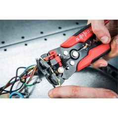   EXTOL PREMIUM vezeték csupaszító (blankoló) és krimpelő fogó, automata: 0,2-6 mm2, 205mm, CR12MoV