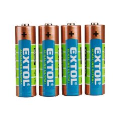   EXTOL ENERGY elem klt. 4 db, alkáli, 1,5V, méret: AA (LR6); hosszú étettartam, bliszteren