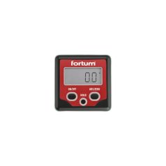   FORTUM digitális szögmérő, mérési tartomány: ±180° (0°-360°), pontoság: ±0,1°, felbontás: 0,1° FORTUM