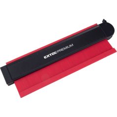   EXTOL PREMIUM profilmásoló (formaátjelölő, konturmásoló) sablon, 256 mm, mágneses