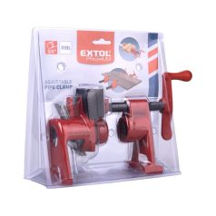   EXTOL PREMIUM csőtengelyes szorító (táblásító / csavaros asztalos csőszorító) , 3/4', acél