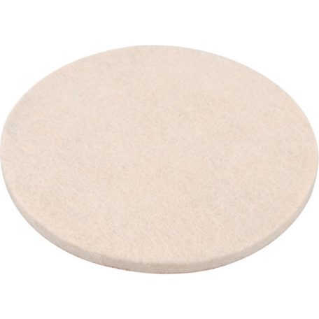 EXTOL PREMIUM polírkorong, fehér, báránybőr (gyapjú); 150 mm, 7 mm vastag, tépőzáras