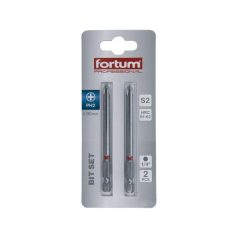   FORTUM behajtóhegy PH, 2 db, S2 acél; PH 2×90mm, bliszteren