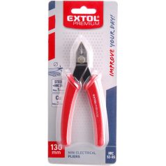   EXTOL PREMIUM műszerész oldalcsípő fogó, mini, 130 mm, HRC 52-55, átvágható drót max.: réz: 2mm, acél:1mm