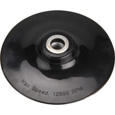   EXTOL CRAFT gumitányér sarokcsiszolóhoz; 125mm, M14, kemény, max. 12.500 ford./perc