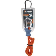   EXTOL PREMIUM gumipók 1 db, 80cm × 10mm, mindkét végén karabínerrel, extra erős gumi