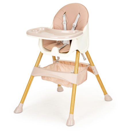 Baba etetőszék 2in1 ECOTOYS - babaülés, etetőszék, magas szék, kényelmes, biztonságos
