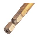 NEO TOOLS Gépi menetfúró, 2az1ben előfúró éllel, HSS-Titán, M3X0,5mm, hatszög szárral 08-949