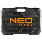 NEO TOOLS Dugókulcskészlet + szerszámkészlet 1/4", 3/8", 1/2", 233db 25 év garanciával 10-078