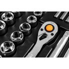 NEO TOOLS Dugókulcskészlet + szerszámkészlet 1/4", 3/8", 1/2", 233db 25 év garanciával 10-078