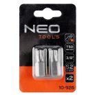 NEO TOOLS Torx bit, 3/8", T50x30mm, S2, 2db 10-926