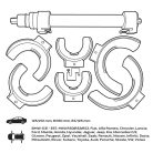 NEO TOOLS Rugóösszehúzó készlet, MONOBLOC, villás 11-797