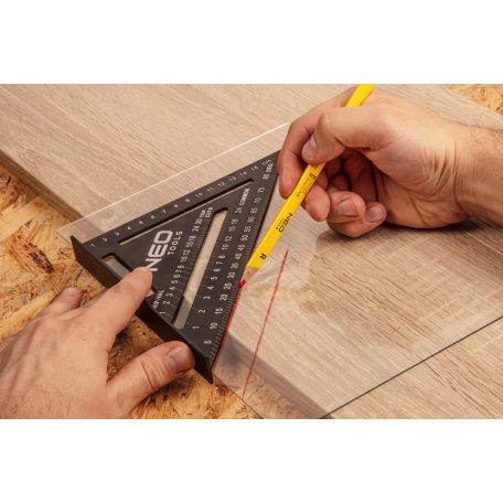 NEO TOOLS Ácsceruza üveghez, csempéhez piros, 240mm 13-802