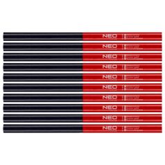 NEO TOOLS Ácsceruza kétszínű, piros-kék, 12db 13-805