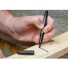NEO TOOLS 4db jelölőfilc, vízálló olajalapú festékkel, használat előtt felrázandó, fekete, normál hegyű 13-856