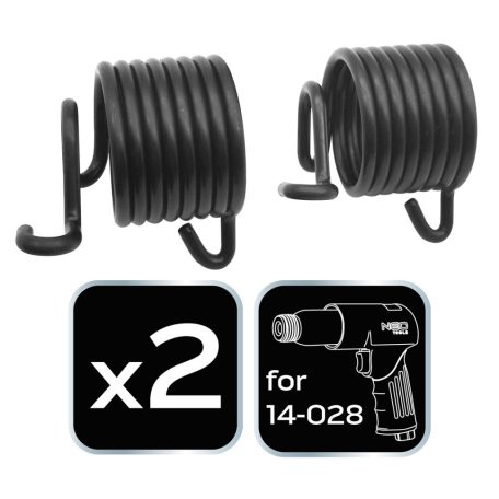 NEO TOOLS Rögzítőrugó pneumatikus vésőkalapácshoz 2db 14-030