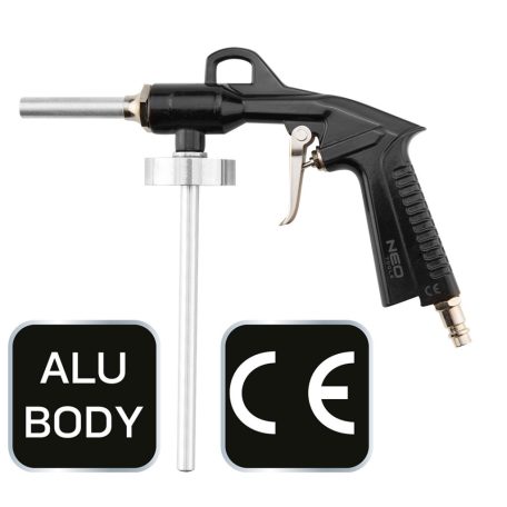 NEO TOOLS Pneumatikus alváz és üregvédő pisztoly, szabványos menetes flakonokhoz 14-720