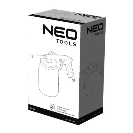 NEO TOOLS Pneumatikus homokfúvó pisztoly 750 ml 14-724