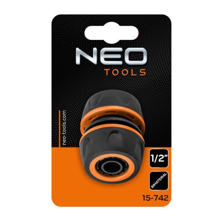 NEO TOOLS Tömlőtoldó csatlakozó 1/2", kétkomponensű 15-742