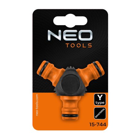 NEO TOOLS Y csatlakozó, 3 ágú, kétkomponensű 15-744