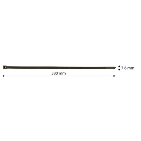NEO TOOLS Kerti kötegelő, gyorskötöző 7,6x380mm, 50db, barna 15-970