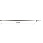 NEO TOOLS Kerti kötegelő, gyorskötöző 4,8x300mm, 50db, barna 15-972