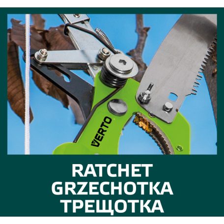 VERTO HERNYÓZÓ 220mm-ES FŰRÉSSZEL, KÖTÉLLEL, penge: 57mm 15G260