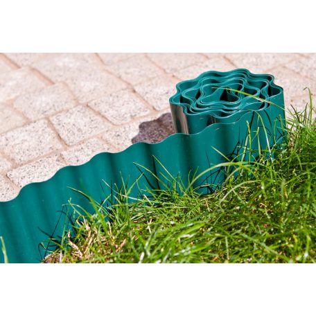 VERTO Ágyásszegély 20cm, 9m, zöld 15G512