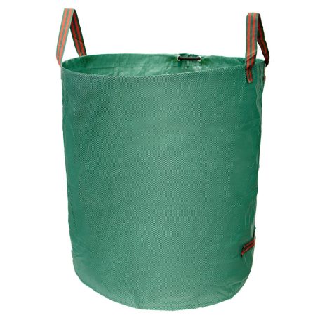 VERTO Kerti hulladék és levélgyűjtő zsák 270 L, 150 g/m2, PP, párnázott peremmel, 3 fogantyúval, 67 x 76cm 15G541