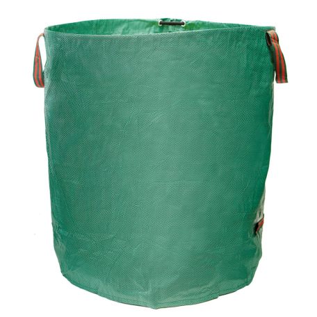 VERTO Kerti hulladék és levélgyűjtő zsák 270 L, 150 g/m2, PP, párnázott peremmel, 3 fogantyúval, 67 x 76cm 15G541