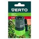 VERTO Tömlő gyorscsatlakozó 3/4" vizstoppos 15G723
