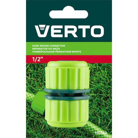 VERTO Tömlőtoldó csatlakozó 1/2" 15G742
